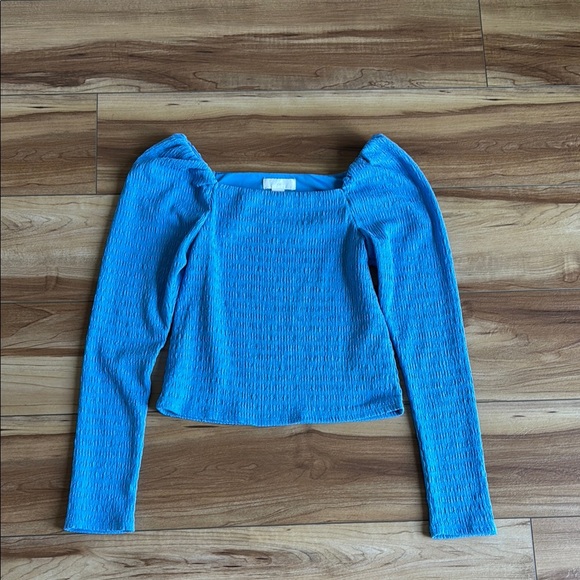 H&M Blue Women's Long Sleeve Top - Picture 1 of 4